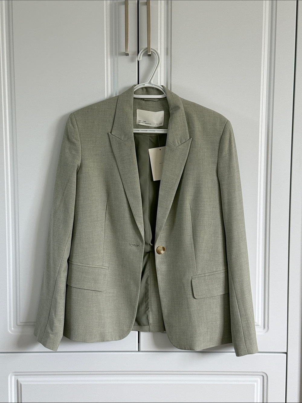OAK + FORT Light green Blazer